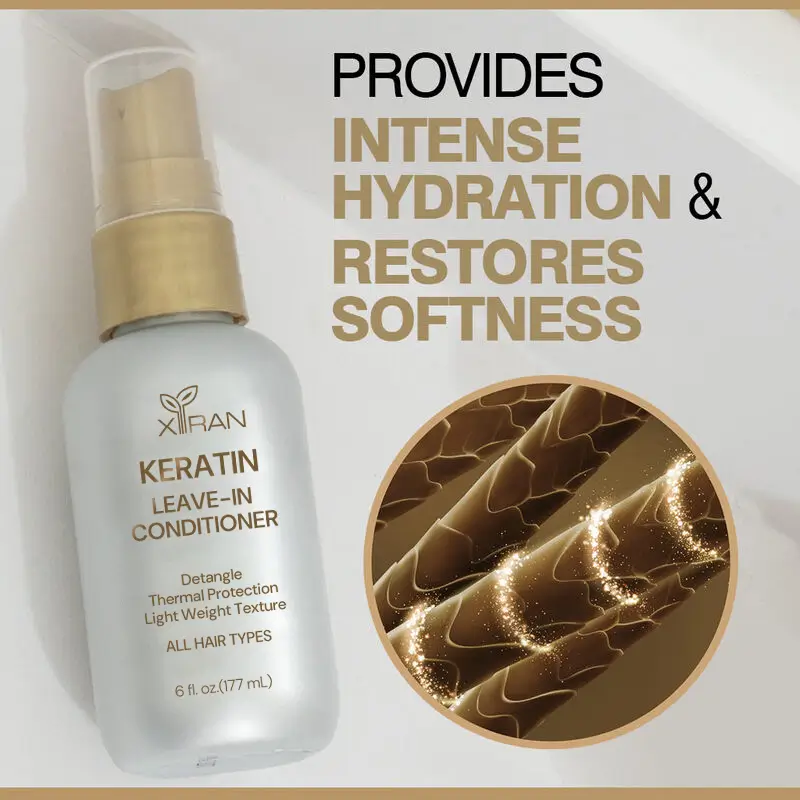 Keratin Leave-In Conditioner Effect